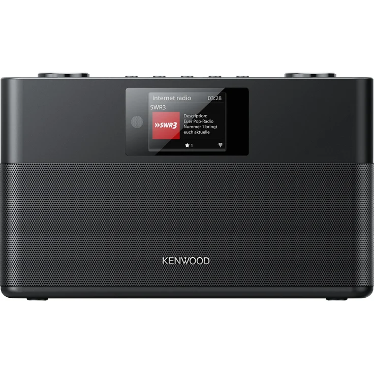Kenwood CR-ST 120 S, Tragbares Digitalradio mit DAB+, FM, 2,4-Zoll Farbdisplay und Bluetooth-Streaming