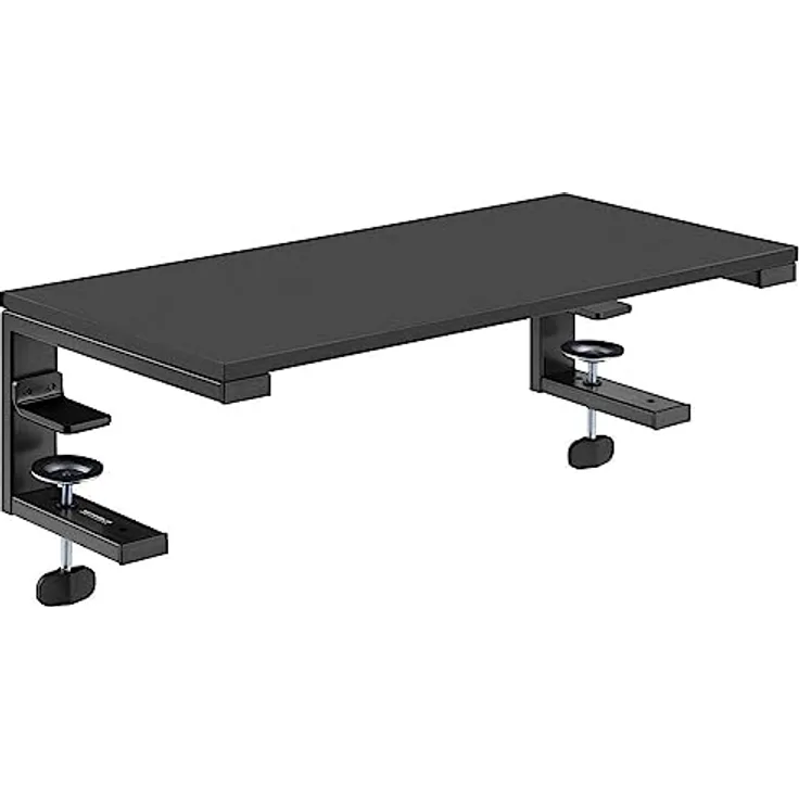 SpeaKa Professional SP-10938480 Monitor-Erhöhung Schwarz, Platz sparende Bauform, Höhen-Bereich: 236 mm (max)
