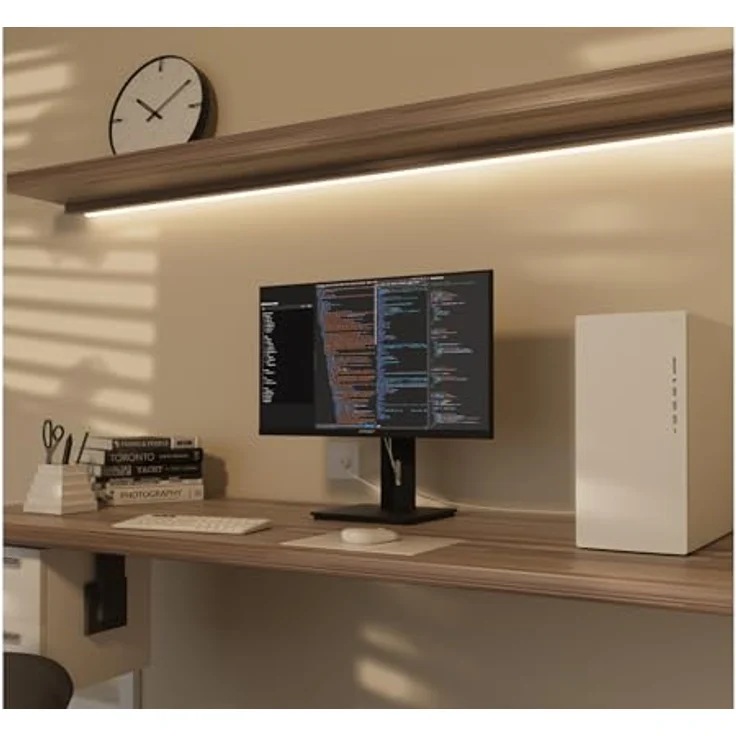 JapanNext JN-IPS2380UHDR-C65W-HSP, 23,8" IPS 4K UHD Monitor mit USB-C-Laden (65W), Höhen- & Neigungsverstellbar, integrierten Lautsprechern, 100% sRGB, G-Sync/FreeSync, 2 Jahre Garantie – Bild 3