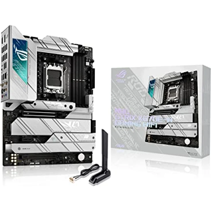 Asus ROG Strix X670E-F Gaming WiFi, ATX Mainboard mit AMD AM5 Sockel, bis zu 128 GB DDR5-RAM, Wi-Fi 6E, 2,5 Gigabit Ethernet – Bild 1