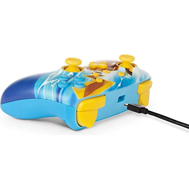 PowerA Enhanced Wired Controller - Pikachu Charge Blau, Gelb (1518806-01) (Switch) – Bild 5