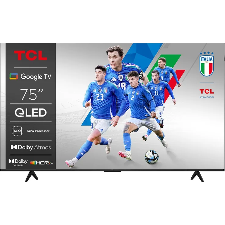TCL 75P79K, Smart TV QLED 4K 75 Zoll mit Google TV, Dolby Vision und 120Hz Game Accelerator