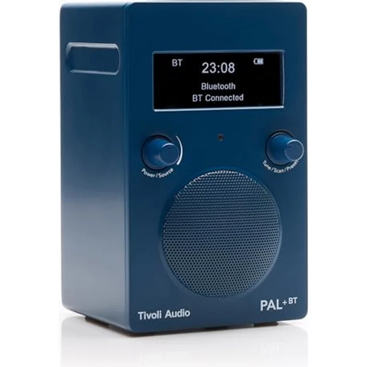 Tivoli Audio PAL+ BT (Gen 3), Tragbares FM-Radio mit Bluetooth 5.0, DAB/DAB+/DMB/UKW-Tuner, USB-C, Blau – Bild 3
