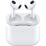 Apple AirPods (3. Generation), kabellose in-ear Kopfhörer mit H1-Chip, Adaptive EQ, bis zu 30 Stunden Spielzeit, IPX4, Lightning-Ladehülle