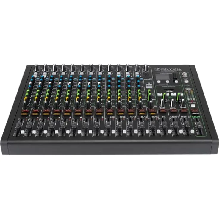 Mackie Onyx 16, 16-channel analogue mixerline inputs: 18