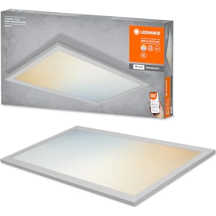 LEDVANCE SMART+ LED PLANON PLUS Aufbaupaneel Tunable White WiFi 59,5 cm Aluminium Weiß, 525368 – Bild 2