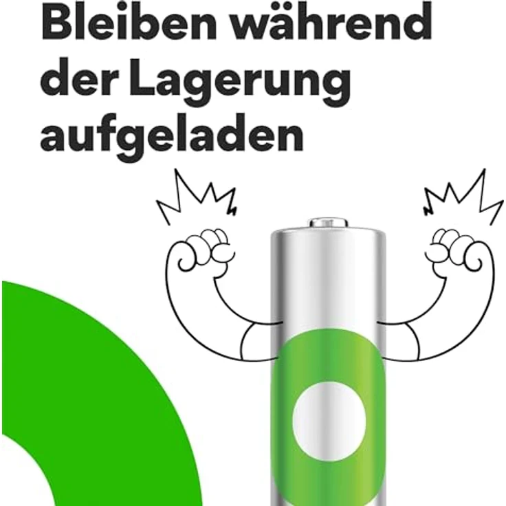 GP Akkus ReCyko+ Ni-MH Micro AAA 650 mAh, 2 St. - wiederaufladbare Batterien ohne Memory-Effekt, 1000 Ladezyklen – Bild 6