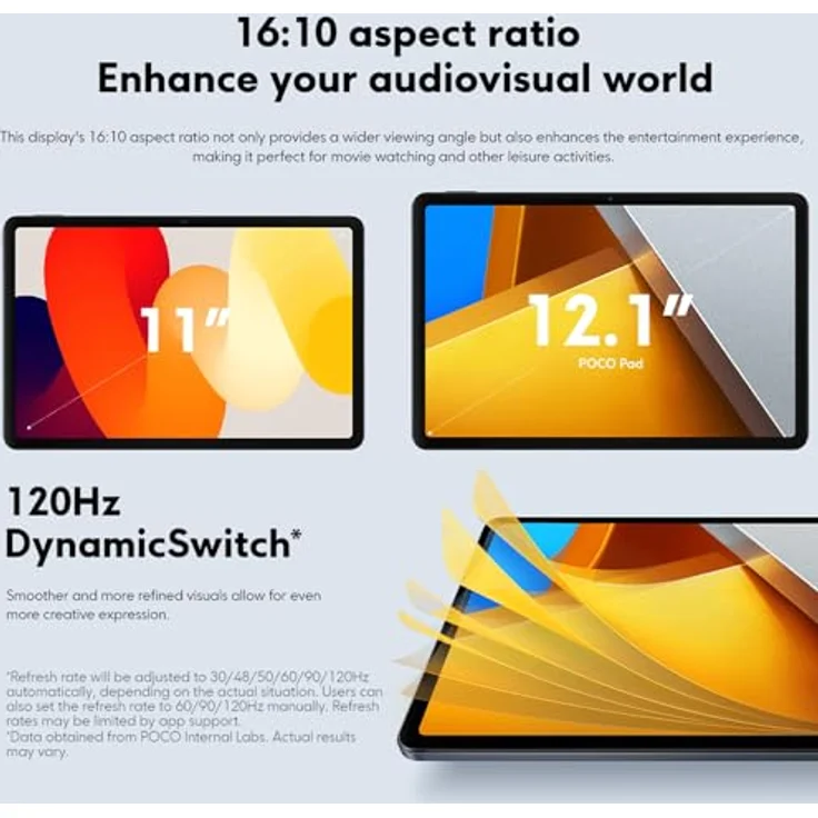 Xiaomi POCO PAD 256GB 8RAM Wi-Fi EU Blue, Tablet mit Android 14 und Octa-Core CPU – Bild 3
