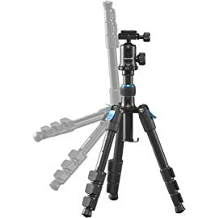 Cullmann Rondo 400T RB6.5 Reisestativ mit Kugelkopf, Tragkraft 3kg, Packmaß 28cm, Auszugshöhe 89cm – Bild 2