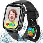 AKUMAKA Multifunktions-Smartwatch für Kinder 3-14 Jahre, IP68 Wasserdicht, 4G GPS, Telefon, Videoanruf, Voice Chat, Schulmodus, Schrittzähler