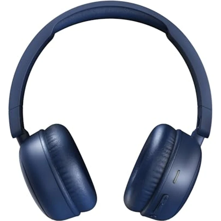 Energy Sistem Indigo Radio Color Headphones, Kabellose Bluetooth-Kopfhörer mit 16 Stunden Akkulaufzeit, FM-Radio und Micro-SD-Slot, blau – Bild 4