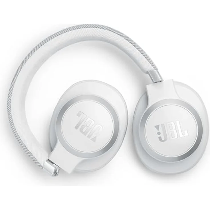 JBL Live 770 NC – Bluetooth Over-Ear-Kopfhörer mit adaptivem Noise-Cancelling – Kabellose Ohrhörer Signature Sound und Sprachassistent – Langer Musikgenuss für bis zu 65 Stunden – Weiß – Bild 5