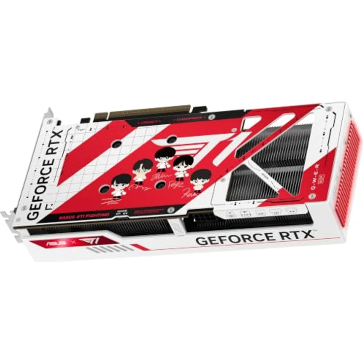 ASUS GeForce RTX 5060 Ti T1 OC, 8GB GDDR7 RAM, Overclocked, RGB-Design mit T1-Logo, 3x DisplayPort 2.1a, 1x HDMI 2.1b – Bild 6