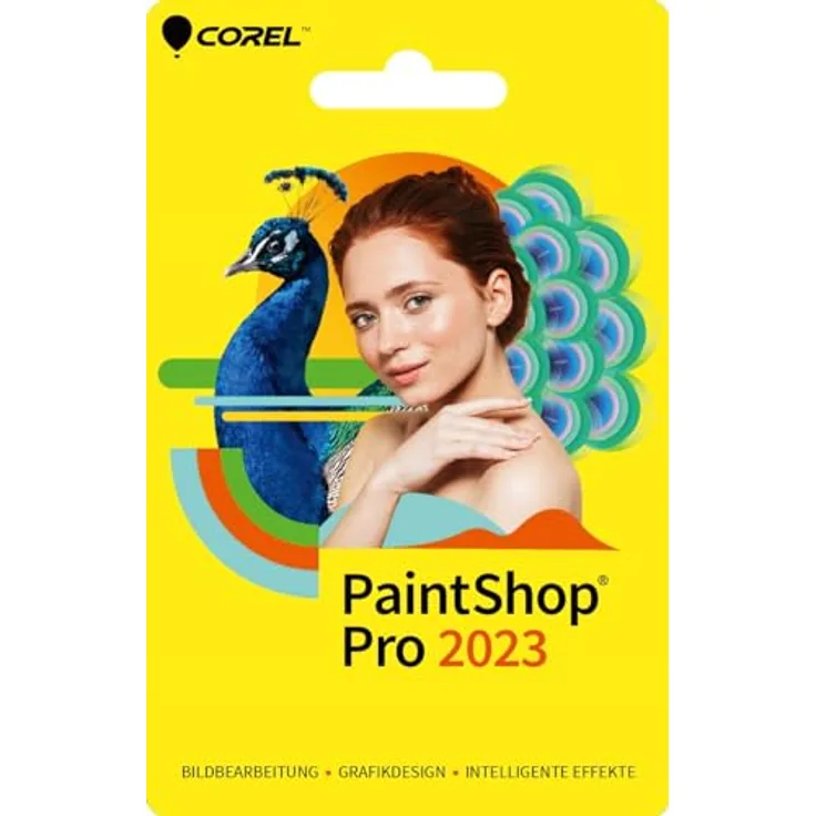 Corel PaintShop Pro 2023, Bildbearbeitung & Grafikdesign Software, 1-PC, Dauerlizenz, Deutsch, KI-unterstützte Tools, RAW- und HDR-Steuerung #PKC