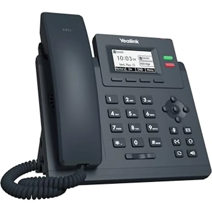 Yealink Sip-T31w, VoIP-Telefon mit HD-Audio, integriertem Dualband WLAN und zwei SIP-Konten – Bild 3