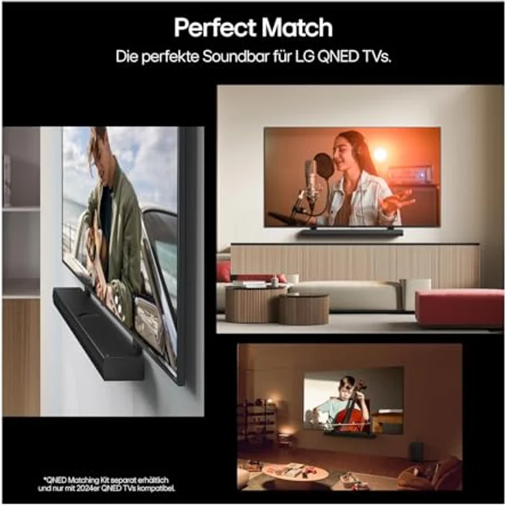 LG DS70TY Soundbar 3.1, Bluetooth, 400 W, Dolby Atmos, Center-Upfiring-Speaker, kabelloser Subwoofer – Bild 5