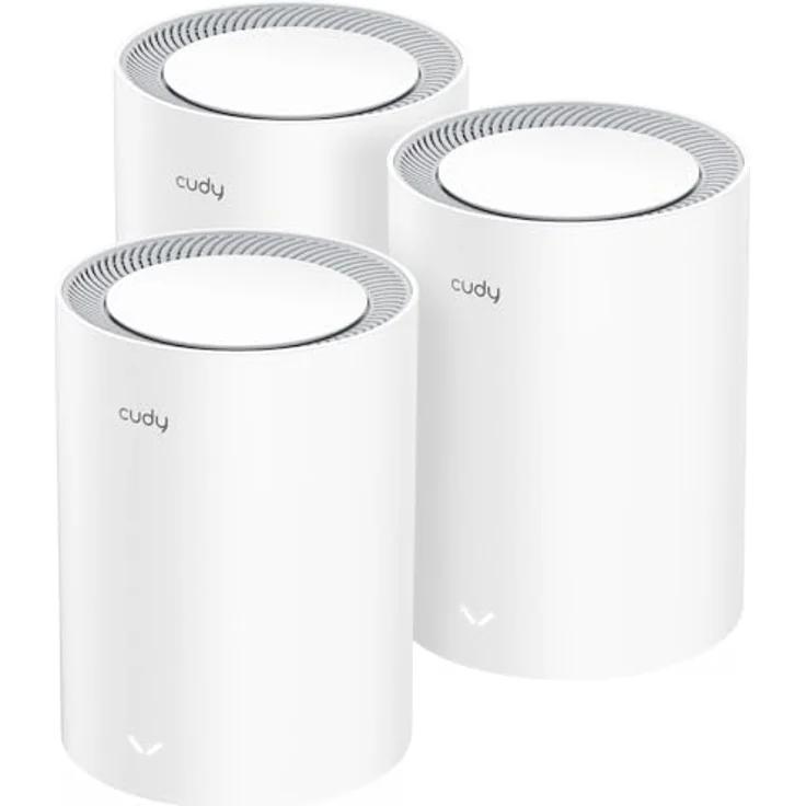 Cudy M3600 WiFi 7 Mesh System, Dual Band, 3,6 Gbit/s, Abdeckung bis zu 7000 m², 3 Gigabit-Ports, Multi-VPN-kompatibel, Cudy APP-Steuerung, 3er-Pack – Bild 1