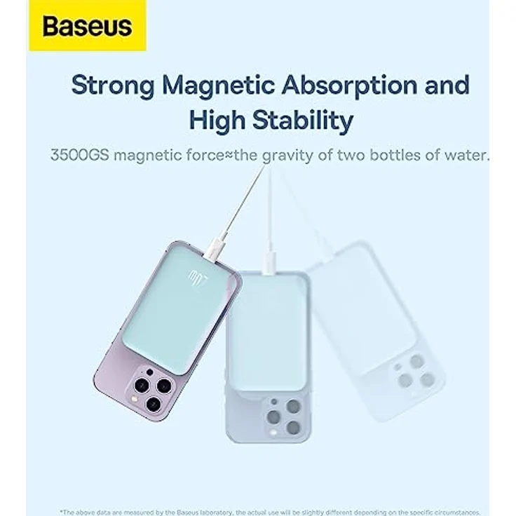 Baseus Powerbank Magnetic Mini 10000mAh 20W (Blue) – Bild 2
