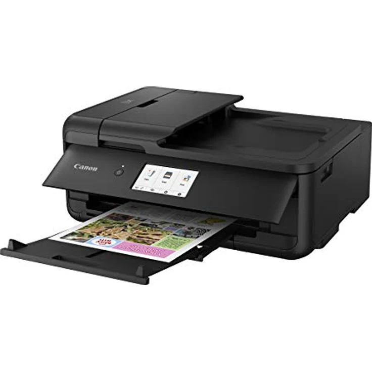 Canon PIXMA TS9550a Farbtintenstrahl Multifunktionsgerät A3 (WLAN, LAN, Print App, 2 Papierzuführungen, Duplexdruck) schwarz - Preisvergleich – Bild 2