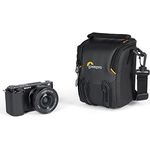 Lowepro Adventura SH 115 III, Kamera-Umhängetasche mit Verstellbarem/Abnehmbarem Schultergurt, Kamerarucksack für Spiegellose Kameras, Kompatibel mit Sony Alpha 6000 Serie, Schwarz