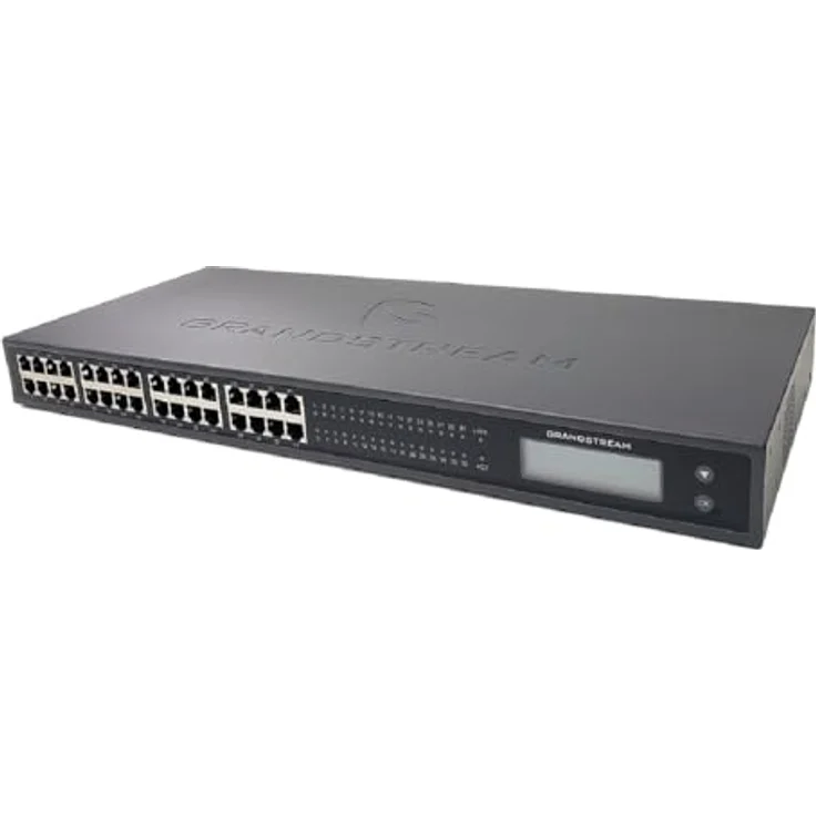 Grandstream GXW-4232 SIP-Gateway, 32x FXS Ports, VoIP-kompatibel, Schwarz – Bild 1