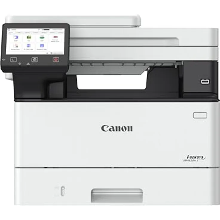 Canon i-SENSYS MF463dw II, 3-in-1 WLAN-Monolaserdrucker, Drucken, Kopieren, Scannen A4, 40 Seiten/Min., 100 ipm Scan, Beidseitiger ADF, LCD-Touchscreen, 360°-Sicherheit, kompaktes Design