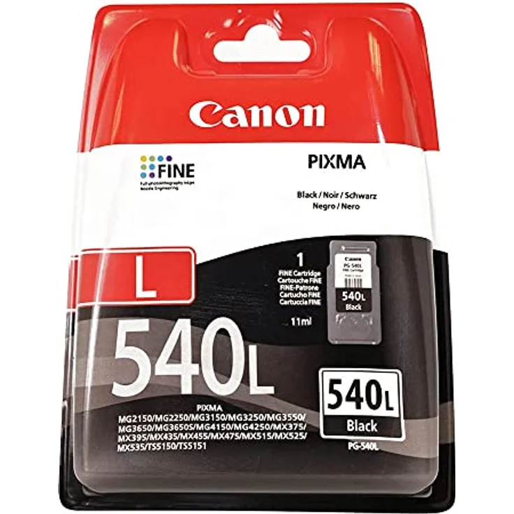 Canon PG-540L Kartusche, Größe L, Schwarz – Bild 1