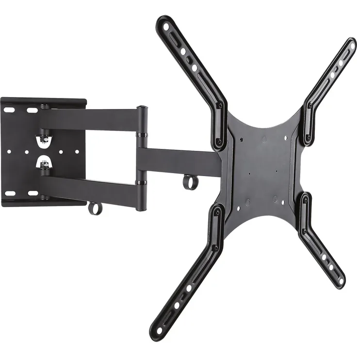 Drall Instruments L22LB TV-Wandhalterung, schwenkbar, bis 65 Zoll, VESA 200 400, schwarz