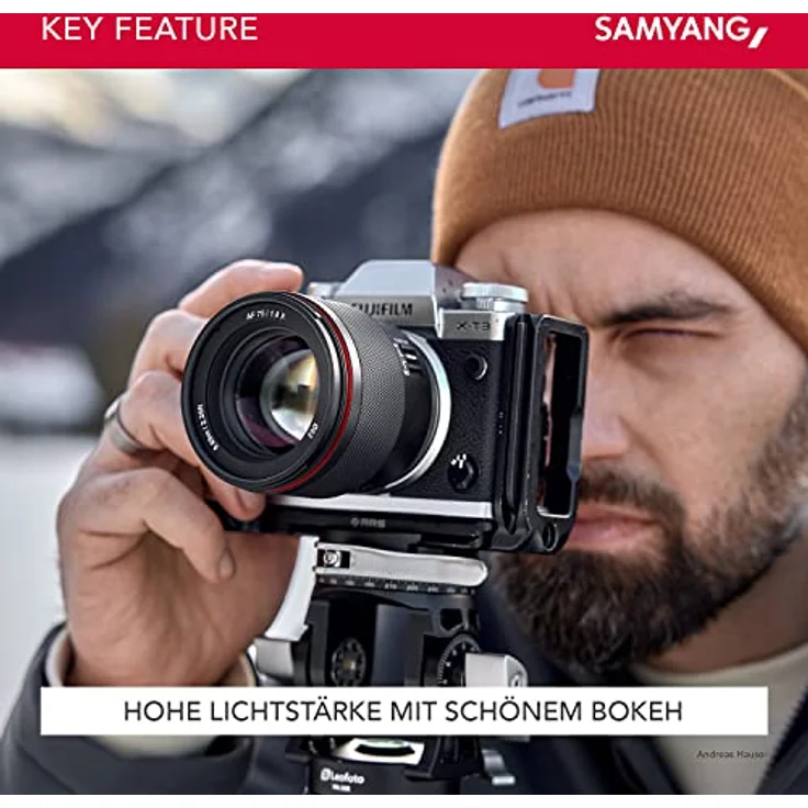 Samyang AF 75mm F1.8 für Fuji X - leichtes & kompaktes Portrait-Objektiv mit LSTM-AF, Wetterschutz & Custom Switch für hochwertige Reiseaufnahmen & Nachtbilder, für Fuji X Kameras X-T4 X-T30 X-Pro 3 – Bild 5