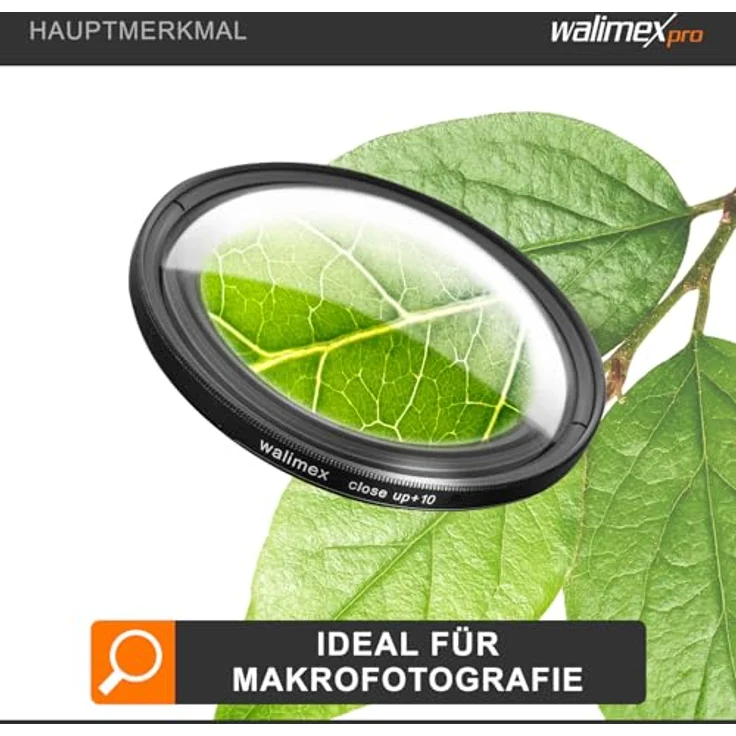 Walimex Close up Makrolinsen-Set 55 mm inkl. +1-+2-+4-+10 Dioptrien – Bild 3