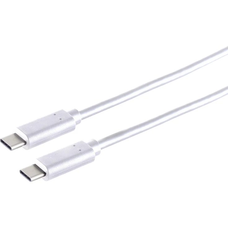 Kabelbude.eu USB Kabel 3.2 Typ C auf Typ C Stecker, Gen 2x2, 20 Gbit/s, 1m, weiß