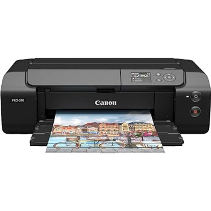 Canon imagePROGRAF PRO-310 A3+ Drucker, Fotodrucker mit 4800 x 2400 DPI, WLAN, LAN, 10 separaten Tintentanks, schwarz – Bild 1
