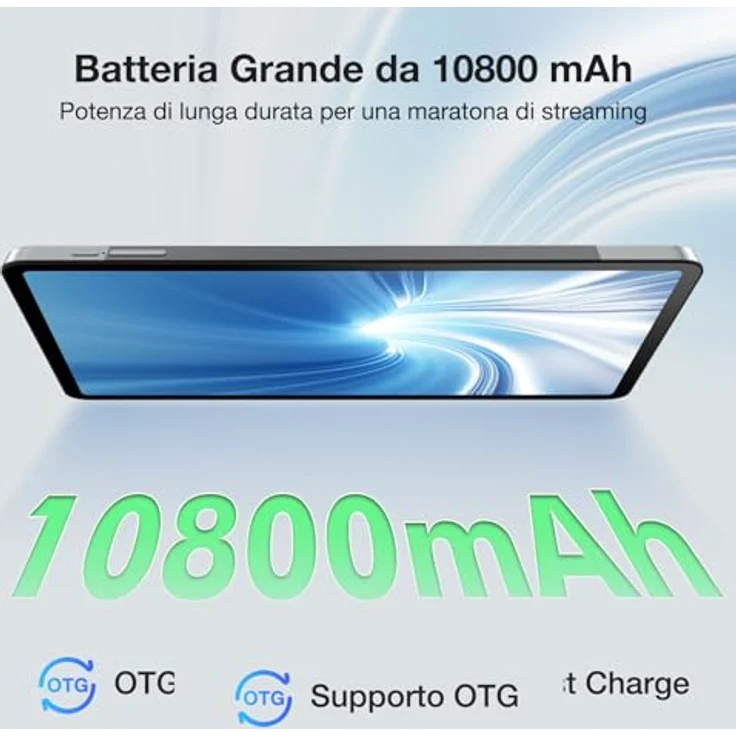 DOOGEE T20ULTRA Tablet (12", 256 GB, 4G LTE, BT 5.0, 32GB+256GB, OTG Support) in Business-Ledertasche, Schwarz – Bild 5