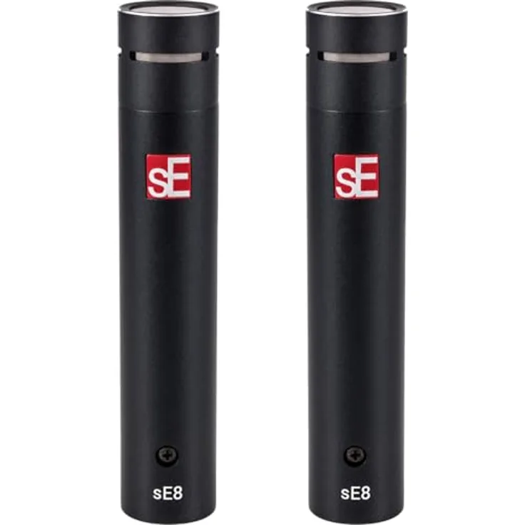 SE Electronics SE8 Stereo Set, Handgefertigtes Kleinmembran-Kondensatormikrofon mit Goldmembranen und Schalterpads