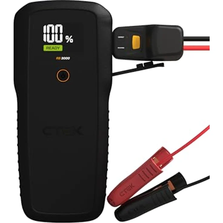 CTEK 40-625 Ladespannungs-Booster, tragbarer 12V Starthilfe mit 3000 A Spitzenstrom, inkl. USB Powerbank und LED-Taschenlampe – Bild 2