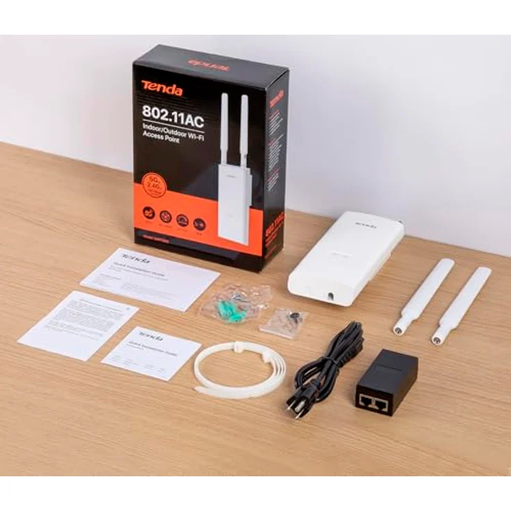 Tenda OAP1200, Outdoor Access Point PoE Gigabit WLAN mit 1167 Mbit/s, IP65 Gehäuse für Außenbereich und Garten – Bild 7