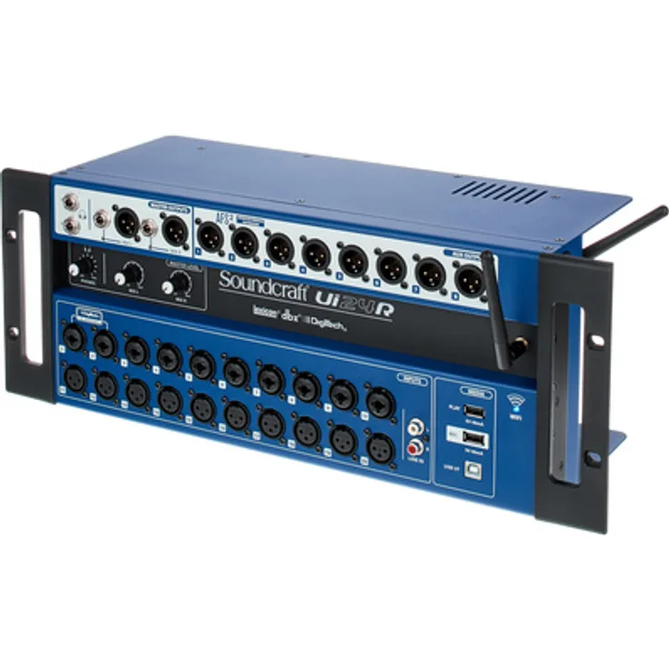 Soundcraft Ui24R, 24-Kanal Mischpult mit integrierter Stagebox, DSP und dualem WLan