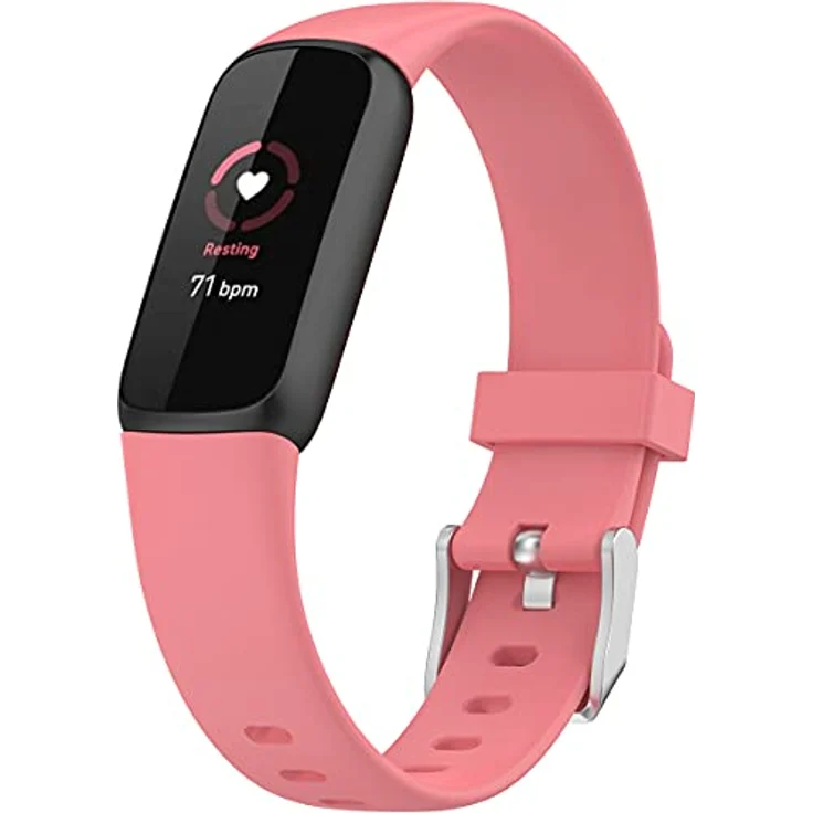 Shieranlee Armband für Fitbit Luxe, Premium Silikon QuickFit Uhrenarmband, kleine Größe, wasserdicht und verstellbar – Bild 1