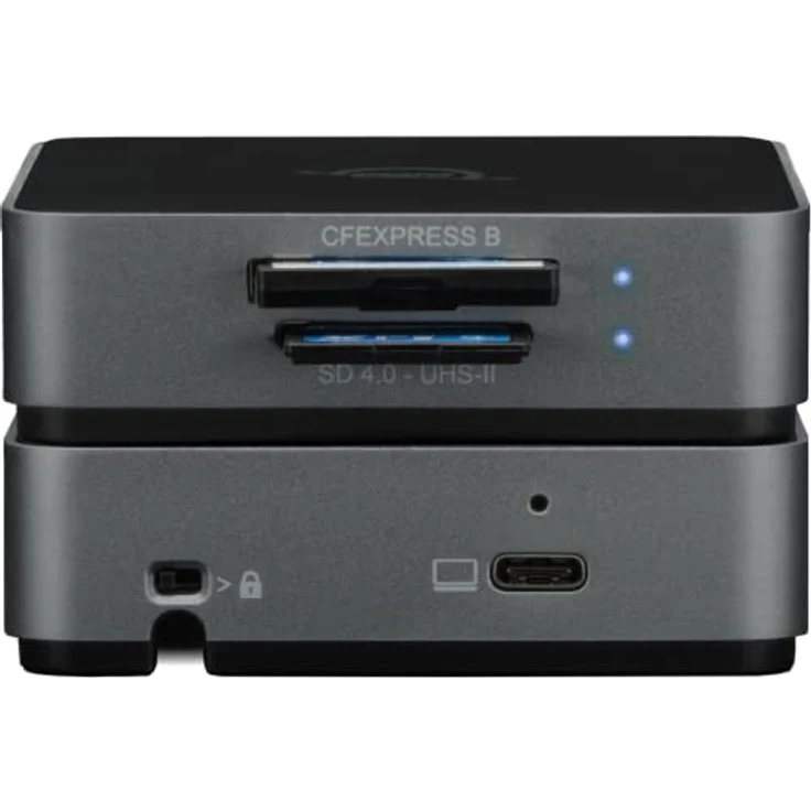 OWC Atlas Dual CFexpress + SD Kartenleser, USB-C Dual-Slot CFexpress Typ B und SDXC UHS-II Kartenleser, (OWCTCCFXBSDRDR) – Bild 2