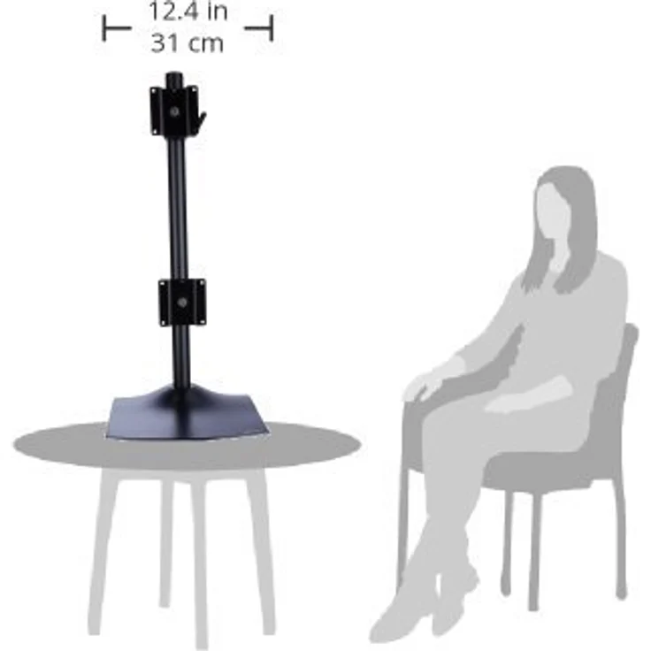 Ergotron Konfi. Zwei Monitore vertikal – Bild 3