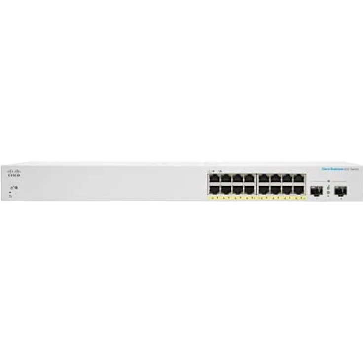 Cisco Business CBS220-16P-2G Smart Switch | 16 GE-Ports | PoE | 2x1G SFP | 3 Jahre eingeschränkte Hardwaregarantie (CBS220-16P-2G-EU) – Bild 2