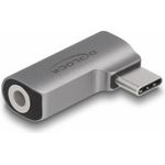 Delock USB-C® Audio Adapter 64192, 1x USB-C® Stecker - 1x Klinkenbuchse 3.5 mm, hochauflösende Audioleistung mit ALC4042 Chipsatz
