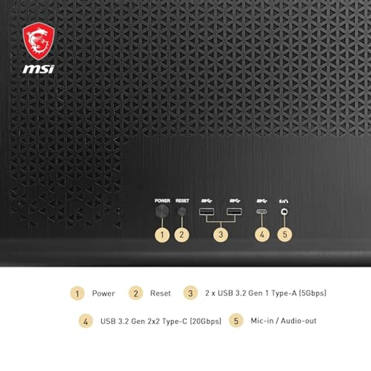 MSI MEG MAESTRO 700L PZ, Midi-Tower PC-Gehäuse mit außergewöhnlichem Design, Schwarz – Bild 4