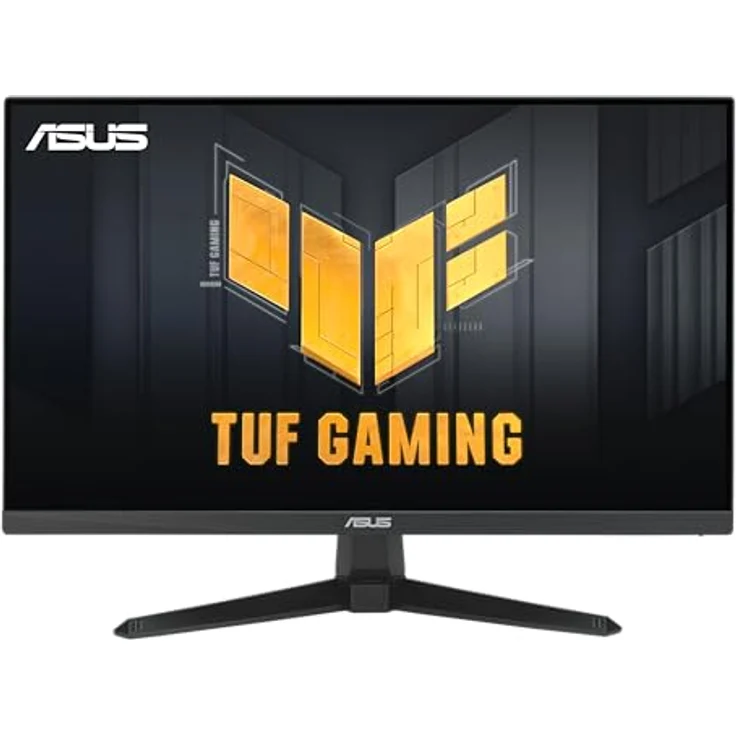 ASUS TUF Gaming VG249QE5A, 23,8 Zoll Full HD Monitor mit 1920 x 1080 IPS, 146Hz (OC) Bildwiederholrate, 1ms Reaktionszeit, Lautsprecher, ELMB Sync, HDMI, DisplayPort – Bild 1