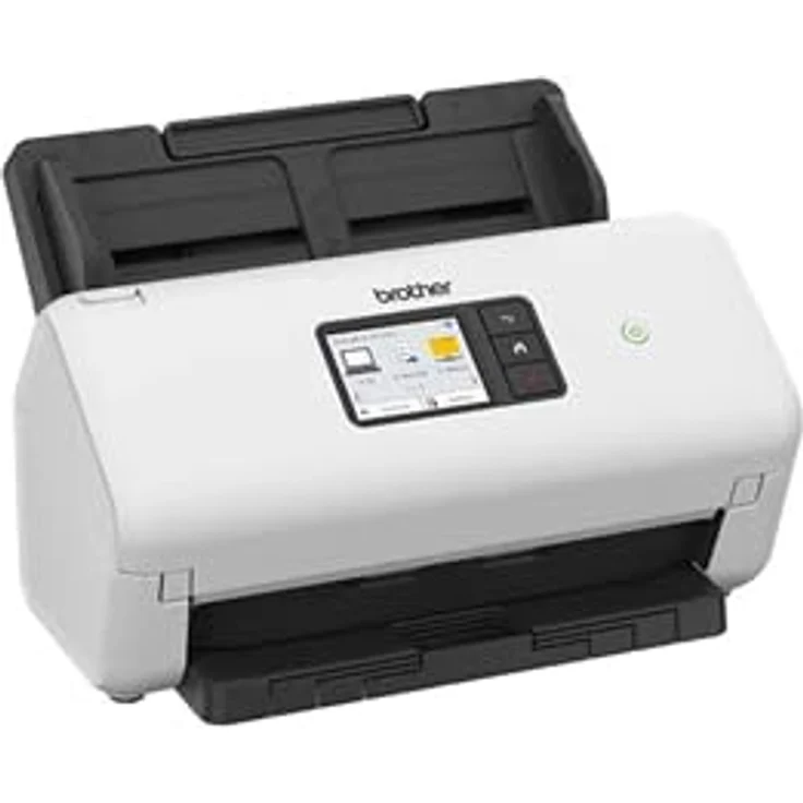 Brother ADS-4500W Dokumentenscanner, Dual CIS, Duplex, A4, 600 dpi x 600 dpi, bis zu 35 Seiten-Min. (einfarbig) - bis zu 35 Seiten-Min. (Farbe), automatischer Dokumenteneinzug (60 Blätter), bis zu 5250 Scanvorgänge-Tag, USB 3.0, LAN, Wi-Fi(n), USB 2.0 (Host) – Bild 4