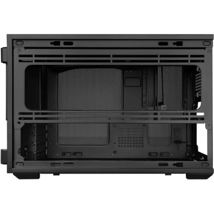 Lian Li Dan B4 Black, Minitower PC-Gehäuse für Micro-ATX, schwarz, mit USB 3.2 Gen 2 Type C, 360mm Wasserkühlungsunterstützung und Seitenfenster – Bild 4