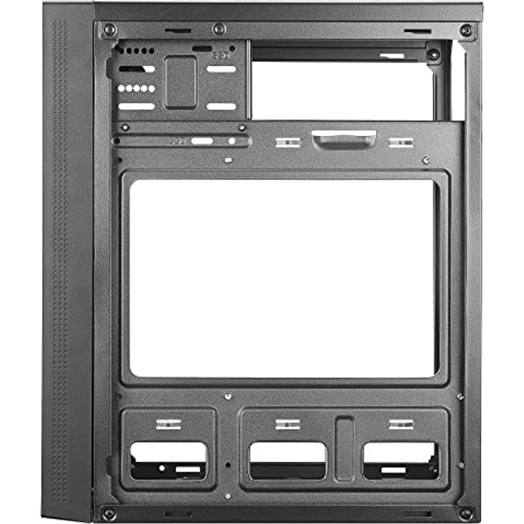 Tacens Anima AC5500, Kompaktes Micro ATX PC Gehäuse, 500W Netzteil, Front-Mesh Kühlung, USB 3.0, Schwarz, Compact – Bild 5