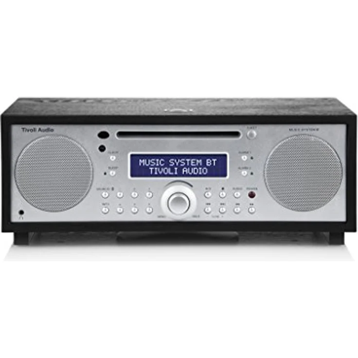 Tivoli MSYBT-1459-EU Music System BT Bluetooth UKW-MW-CD 2.1 Lautsprechersystem schwarzer Esche-silber – Bild 2