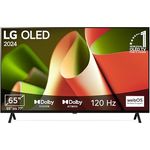 LG OLED65B49LA TV 65" (165 cm) OLED Fernseher, α8 4K AI-Prozessor, Dolby Vision, bis zu 120Hz - Schwarz [Modelljahr 2024]