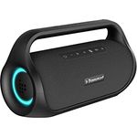 Tronsmart Bluetooth Lautsprecher, Beat-gesteuerte Lichtshow, 50W Stereo Sound, 15h Akku, mit Power Bank, Verbesserter IPX6 Wasserdicht, Outdoor Party Lautsprecher für Garten, draußen, Camping